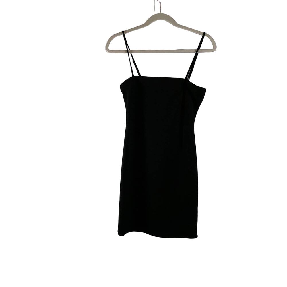 HEART & HIPS, SIZE L, BLACK SLEEVELESS  BODYCON DRESS.  NWT